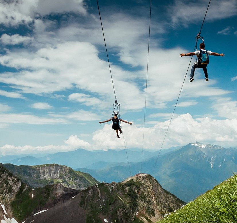 Zipline аттракцион